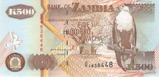 500 Kwacha 1992